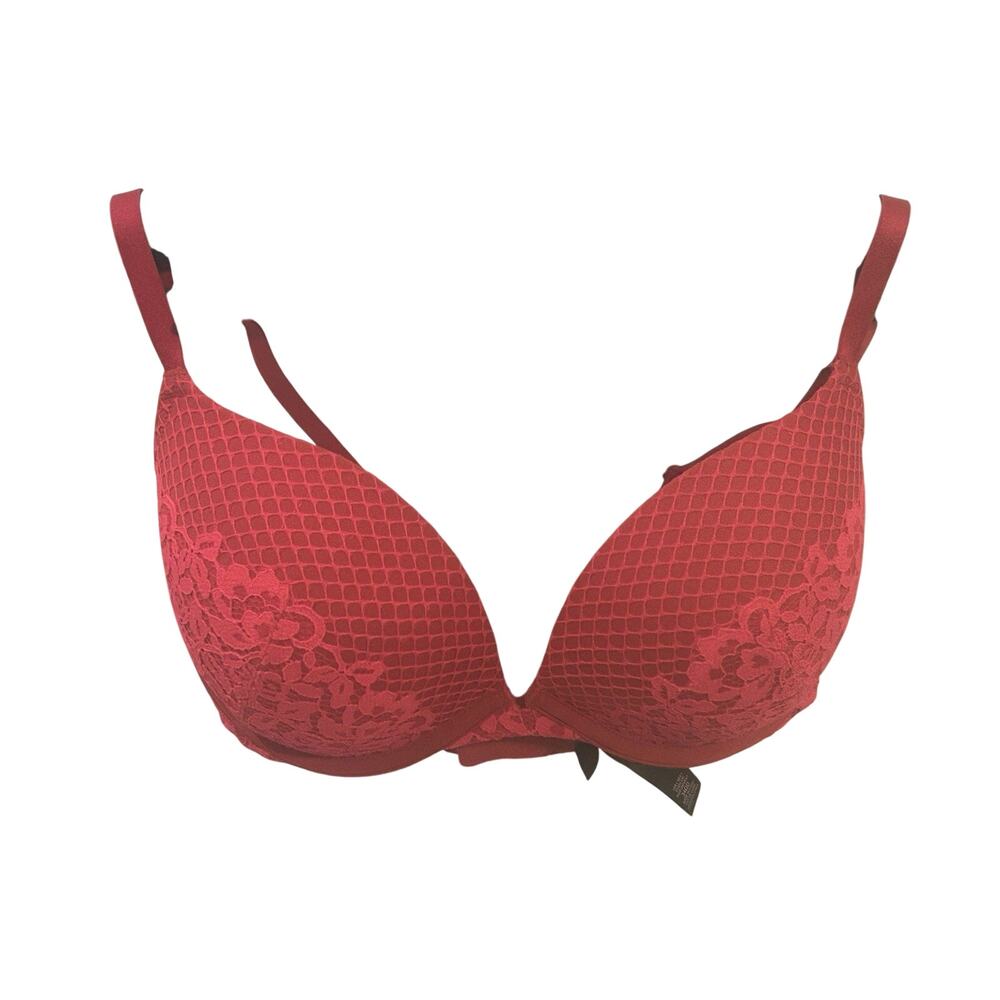 Victoria's Secret Red Very Sexy Push-up Bra size 34DD